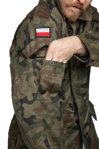 Polish Parka with Removable Liner, Wz. 93 Pantera, Surplus. Sleeve pockets on both sides. The left side has an extra pocket.